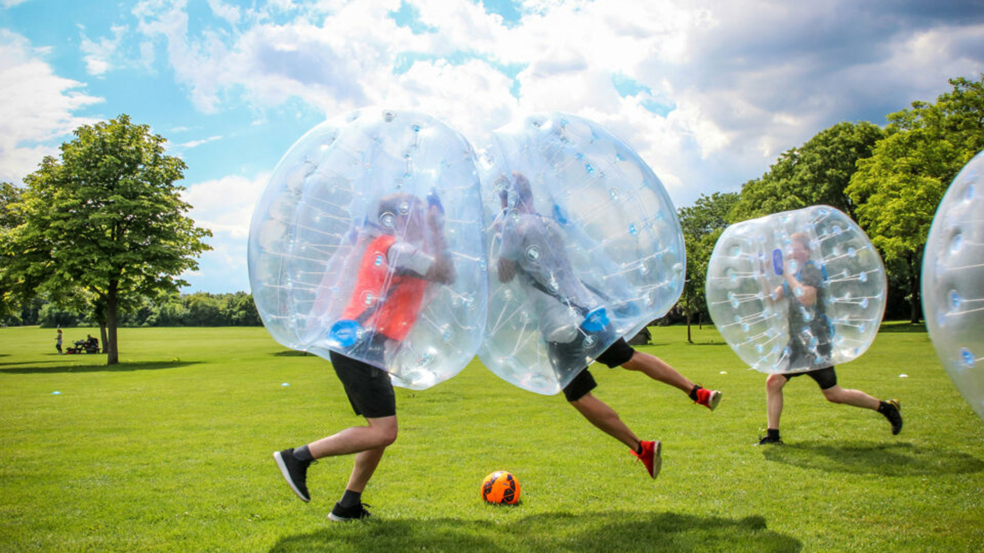 Bubblesoccer Sport Spaß und Spiel Bubble Soccer