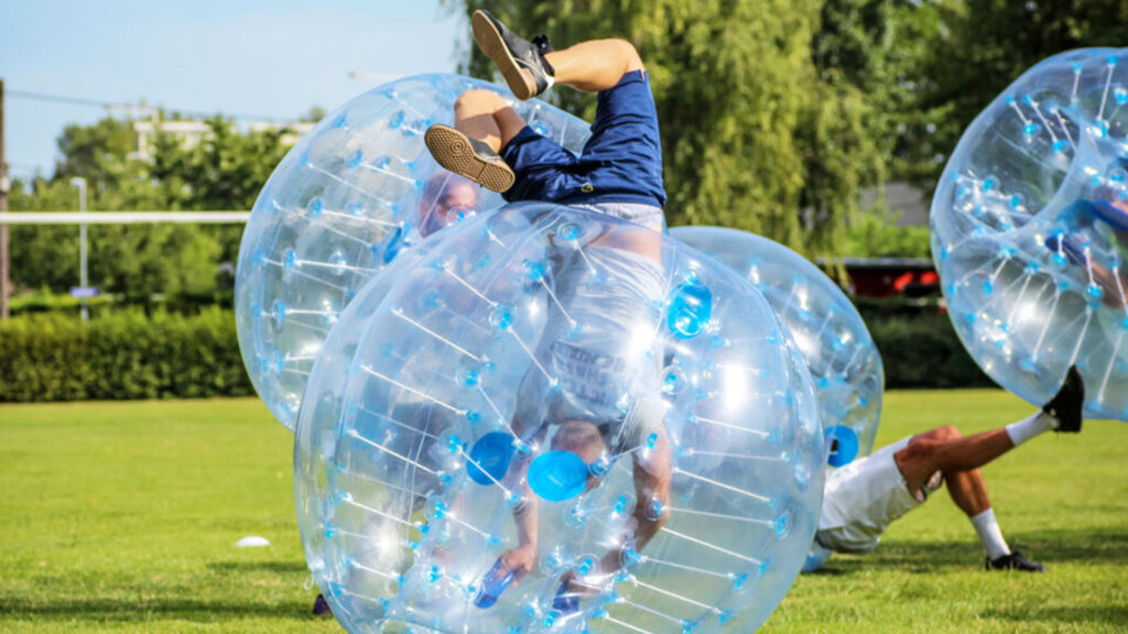 Teambuilding bubble Soccer Socca